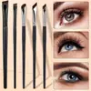 Conjunto de 8 Pincéis de Maquiagem Transfronteiriço Amazon Lâmina Angulada para Delineador Pincel de Detalhe Conjunto de Pincéis para Sombra Em Estoque
