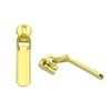 Cabeça de zíper de metal nº 5 Acessórios de ferragem para malas Acessórios de zíper para malas e roupas Cartão puxe diamante multilateral Atacado