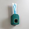 Ouyuke Estante de Almacenamiento para Cepillos de Dientes Soporte para Vaso para Enjuague Bucal Sin Perforaciones Vaso para Cepillado Estante de Pared para Baño Estante de Almacenamiento