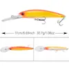 Equipamento de Pesca Isca Minnow Flutuante 17cm Lançamento de Longa Distância Isca Dura 30.7g Isca para Pesca de Robalo em Água Doce e Salgada Isca de Pesca Pesca em Água Salgada