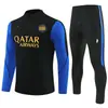2627 uniformes de treino do Real Madrid para crianças e adultos, conjunto de uniforme de treino do Inter de Milão para outono e inverno, uniforme de treino do Lyon, uniforme de manga comprida do Real Madrid para crianças