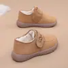 Zapatos Birkenstock de Suela Gruesa con Forro de Felpa Botas de Nieve para Mujer 2025 Nuevos Botines de Algodón Otoño e Invierno Zapatos Antideslizantes de Edamame Zapatos Cálidos de Algodón