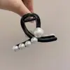 Grampo de cabelo coreano de alta qualidade para cabelos grossos, grampo de tubarão grande para a parte de trás da cabeça, presilha super grande, acessório de cabelo