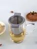 1 Pieza Infusor de Té de Acero Inoxidable 304, Colador de Té de Doble Oreja, Malla Filtro de Té de Acero Inoxidable para Preparación de Té