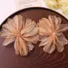 Flor de Chifón Cosida a Mano, Suave y Etérea, Estilo Coreano, DIY, Elegante Pinza para el Cabello, Diadema, Accesorio para el Cabello, Accesorios para Ropa de Falda