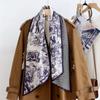 Cachecol de Lã de Seda de Alta Qualidade para Mulheres Inverno Nova Moda Xadrez Pied-de-Poule Dupla Camada Lã de Seda Versátil Quente Cachecol de Seda