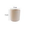 Vasos de Barro para Flores de Cerâmica de Média Temperatura Queimados Simplesmente Podem Ser Coloridos e Pintados por DIY, Absorvem Água e Controlam Raízes, Vasos de Cerâmica Grossa para Plantas Verdes