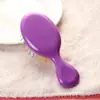 Peine de Masaje para Cabello de Dibujos Animados para Niños Mini Peine Portátil con Bolsa de Aire para Cabello Largo Antiestático Brillo Cabello Plástico Peine Arcoíris