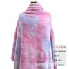 Mancha veludo dupla face tie-dye impressão dupla face confortável veludo de algodão gradiente colorido transfronteiriço serviço doméstico tecido de pelúcia