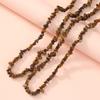 Ágata de pedra natural colorido cascalho tingido DIY pulseira jóias colar buraco irregular frisado contas soltas acessórios