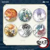 Insignia de Hojalata de Alta Definición Estilo Tinta Hecha por Fans de Demon Slayer Mariposa Shinobu Kocho Zenitsu Broche para Mochila