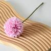 Flor artificial de cabeça única dente-de-leão bola de pingue-pongue crisântemo flor artificial decoração de casa sala de estar adereços de estúdio de casamento atacado