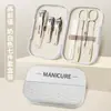 Novo Conjunto de Cortadores de Unha de 7 Peças do Fabricante Conjunto Portátil de Ferramentas de Manicure e Beleza Tesouras de Unha para Atacado