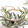 Pulseira Barroca de Pérola Natural de Água Doce Pulseira de Miçangas Joias Atacado Miçangas Geométricas Luxo Leve