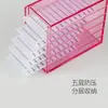 Caja de Almacenamiento para Pestañas Postizas Camelia Injertadas Caja de Almacenamiento de Pestañas de Cinco Niveles Caja de Almacenamiento para Pestañas Postizas Acrílicas Disponible en Múltiples Colores