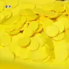 Venta Caliente de Amazon Globo de Papel Relleno de Confeti de Papel Lentejuelas 2.5cm Color Paquete de 50g Lanzar Puntos Redondos de Papel
