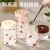 Tapa de Silicona de Grado Alimenticio Botella Nido de Pájaro Botella de Vidrio de Borosilicato Alto Taza de Subempaque Frasco Sellado para Cocinar al Vapor Almacenamiento Doméstico de Mermelada