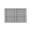 Tapete de Silicone Popular para Assar Waffles Transfronteiriço para Uso no Forno, Forma Quadrada para Bolo, Assadeira com Grelha, Forma Antiaderente para Biscoitos