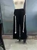 Diseño europeo y americano con costuras de cuerda gruesa, estilo callejero deportivo americano, pantalones de chándal de pierna ancha curvados holgados de invierno engrosados
