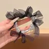 Goma para el pelo simple de satén estilo coreano para mujer, sujetador antideslizante para coleta alta, cuerda de pelo colorida, accesorio para el pelo elástico