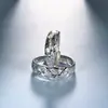 Anel de prata de casal de estrelas da vida moda coreana anel de abertura ajustável anel de prata masculino e feminino presente