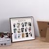 Marco de Fotos Cuadrado Personalizado de Fábrica para Aniversario de Boda Regalo de Aniversario Marco de Fotos de Madera Hueco Estereoscópico
