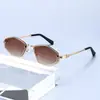 Óculos de Sol Retro Diamantados com Meio Aro de Metal da Moda para Mulheres Óculos de Sol Tendência Europeus e Americanos Transfronteiriços Óculos com Proteção UV Personalizados