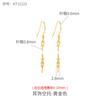S925 Prata Esterlina Pérola Brincos Acessórios Estilo Japonês e Coreano DIY Brincos de Borla Material Gancho de Orelha Brincos Porta Vazio