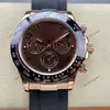 Reloj para Hombre Rolex Daytona Serie 40mm Multifuncional Cronógrafo Incrustado de Diamantes Mecánico Totalmente Automático Aliexpress