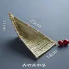 Productos Tejidos de Bambú Hechos a Mano Criba de Bambú Cesta de Bambú Bandeja para Dim Sum Paleta Recogedora Redonda Tejida para el Hogar Cesta de Almacenamiento Fruta Qin Xuan