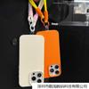 Adequado para Capa de Celular Apple 16 Iphone15Promax Silicone Cor Pura 14Pro com Cordão de Mão 13 Totalmente Inclusivo 12/11