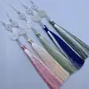 Recuerdos de Xiangfei Tuan Hua Cuentas Hebilla de Seguridad Borla 15cm Oreja Zi Estilo Antiguo Hanfu Cheongsam Solapa de Presión Guirnaldas Accesorios de Ropa