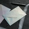 Estilo Ins Envelope de Papel a Laser Fantasia Padrão de Seda Papel Timbrado Convite de Negócios Convite Envelope de Cor Degradê Carta de Amor