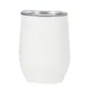 Amazon Cross-border 12ozU Copo de Ovo 304 Aço Inoxidável Camada Dupla Comércio Exterior Barriga Fria Copo Casca de Ovo Vinho Tinto