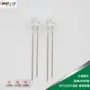 Sombrero de Paja F5 850Nm 0.1W Tubo Emisor Infrarrojo Luz Indicadora LED de Alto Brillo Conexión Directa Enchufe Rojo de Ráfaga Perla de Lámpara LED Plug-In