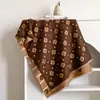 Cachecol Pequeno Florido Dupla Face Imitação de Caxemira para Mulheres, Xale para Sala com Ar Condicionado no Verão, Cachecol Longo Versátil Espesso e Quente para o Inverno