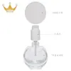 Nuevo en stock botella plana ovalada de 30 ml para base líquida, botella de vidrio cosmético, material de embalaje para botella dispensadora de sérum hidratante BB
