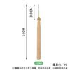 Gancho de Crochet al por Mayor de 5.7 mm, Gancho de Crochet para Pelucas, Gancho de Crochet con Lengüeta para Teñido de Cabello, Herramienta de Tejido para Pelucas, Gancho de Crochet para Rastas