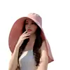 Sombrero de Protección Solar de Verano para Mujer, Ala Ancha, Sombrero Chal con Sombrilla Anti-UV, Protección para el Cuello al Aire Libre, Cubre Rostro, Sombrero Chal de Pescador, Estilo Coreano