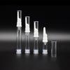 Botella de loción al vacío de 5 ml subenvasada botella de crema para ojos AS botella de crema BB transparente delgada 5 ml con capuchón spray a presión