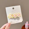Pinzas Dulces con Lazo para el Cabello de Niñas, Pasadores Exquisitos de Alta Gama, Pinzas Lindas de Dibujos Animados para Flequillo de Niñas, Accesorios Versátiles para el Cabello