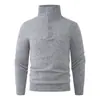 Suéter retro de cuello alto para hombre, otoño e invierno, estilo casual para parejas, marca coreana de tendencia, ajuste holgado, top de punto básico