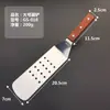 &W Utensílios para Assar Panquecas Aço Inoxidável Pá para Fritar Panquecas Pá Plana para Pizza Pá Pressionadora de Bife Pá Manual para Panquecas Grande Pá Atacado