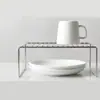 [Liquidación] Estante de Hierro para Tazas de una Sola Capa Amazon Estante Simple Hueco para Escurrir y Almacenar Platos