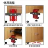 Localizador de Instalación de Puertas de Gabinete Gabinete de Piso Multifuncional Gabinete de Pared Armario Planos Cajón Herramienta Auxiliar Manual Clip de Fijación de Tarjeta