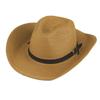 Sombrero Cowboy Occidental para Hombre Sombrero de Ala Ancha para Mujer Protección Solar para Playa Sombrero de Ala Ancha Sombrero para el Sol para Niños Sombrero de Paja de Papel