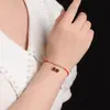 Fornecimento Direto da Fábrica pulseira trançada areia dourada roxa cinábrio Cereja pulseira feminina ano de nascimento das namoradas corda vermelha presente para estudante