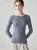 Suéter de cachemira con patrón de espina de pescado para otoño e invierno para mujer, cuello medio alto simple, corte ajustado, top de punto de lana suave y amigable con la piel