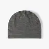 Gorro de Invierno a Rayas Patchwork para Embarazadas, Doble Capa, Cálido, Cortavientos, Suave, Cubre-Cabeza, Gorro Holgado para Casa y Ocio