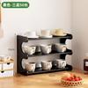 Estante de Almacenamiento para Tazas de Agua Soporte de Tazas para Escritorio Almacenamiento de Juego de Té Taza para Café Barra de Agua Hogar Comedor Gabinete Lateral Multicapa